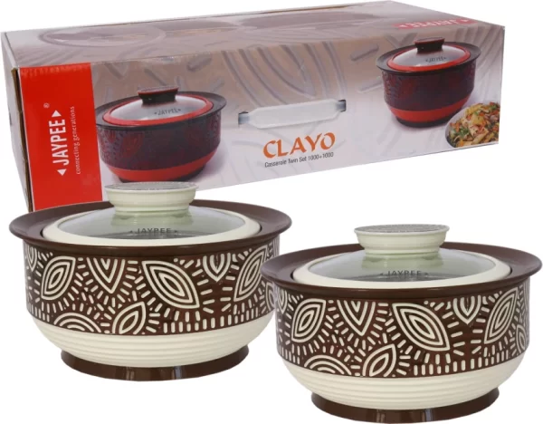 Jaypee Clayo Casserole Twin Set (1000+1000) - Image 3